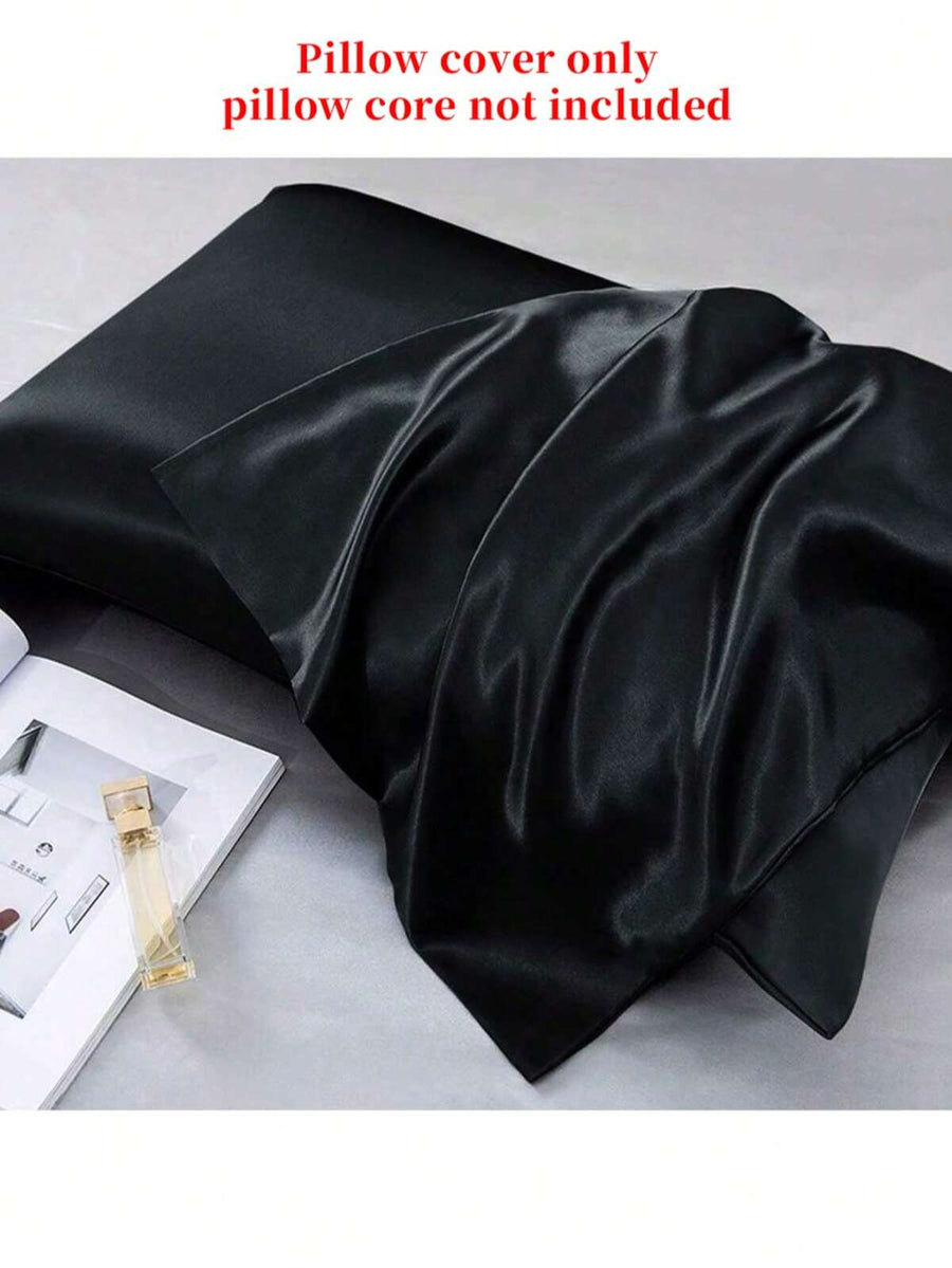 2PCS Satin Pillowcase Set For Hair And Skin, 2 Pieces Pillowcase Set, Soft And Comfortable Pillowcases With Envelope Closure